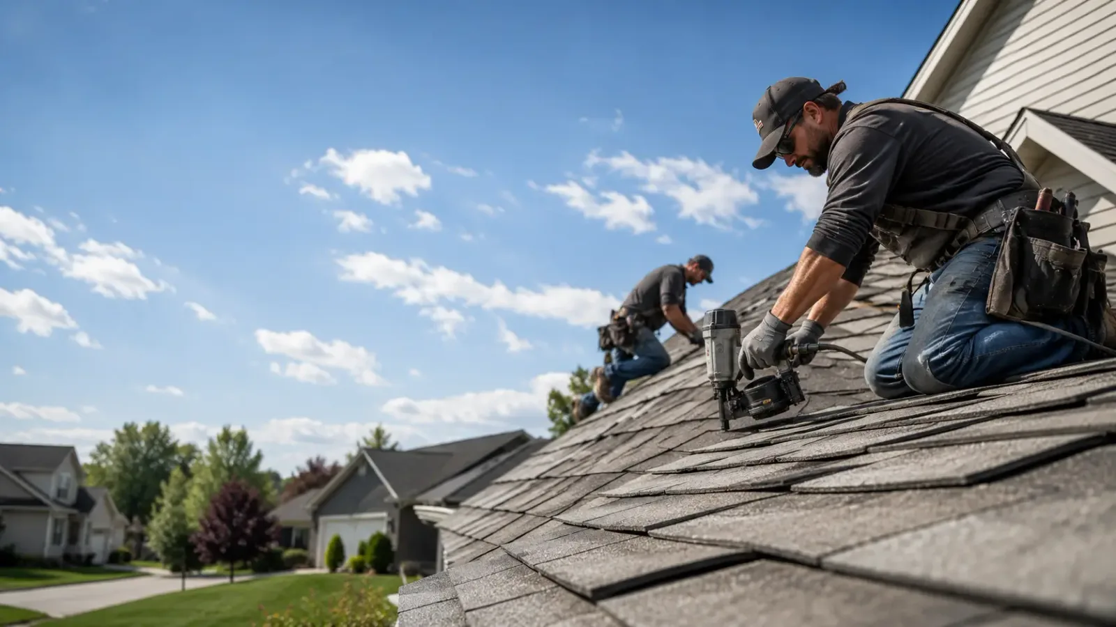 Storm Damage Roof Repair in Belview, MN near me